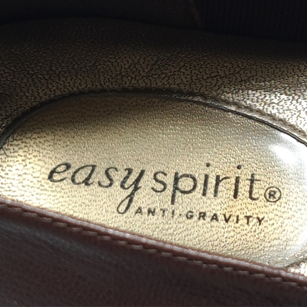 Easy‎ Spirit Anti-Gravity Women's Size 8 1/2 Brown Leather Drees Shoes Y2K 90s - Picture 12 of 15